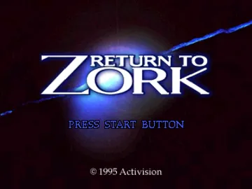 Return to Zork (JP) screen shot title